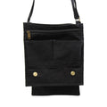 Cotton Canvas Messenger Bag - BlackCotton Canvas Messenger BagHeart Notes
