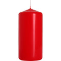 Pillar Candle 50x100mm - RedPillar CandleHeart Notes