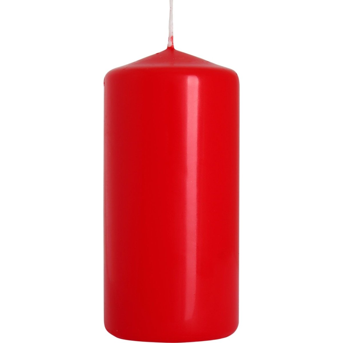 Pillar Candle 50x100mm - RedPillar CandleHeart Notes