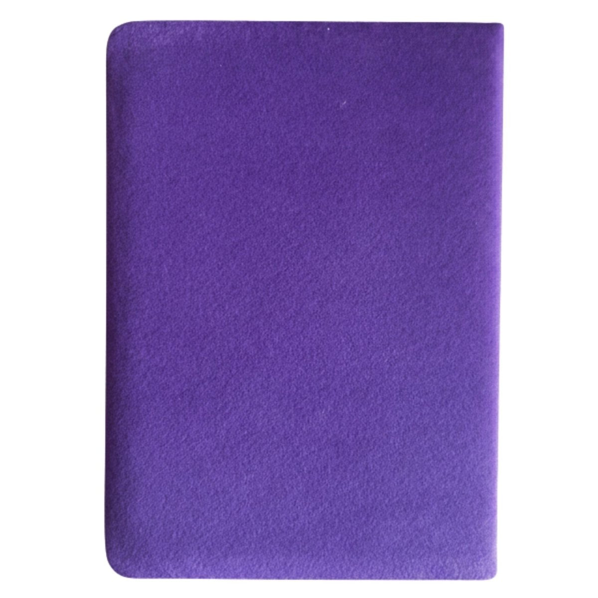 Purple Velvet Notebook - 80 pages - Create MagicWellness & Gratitude NotebooksHeart Notes
