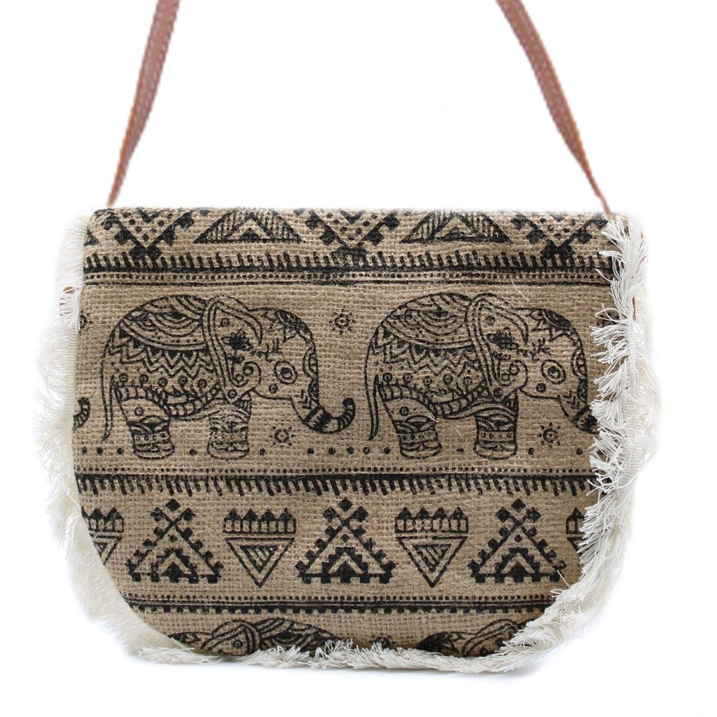 Fab Fringe Bag - Elephant PrintFab Fringe BagsHeart Notes