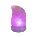 Multicolour Himalayan Salt Lamp Leaf ShapedQuality Himalayan Salt Lamps & Candle HoldersHeart Notes