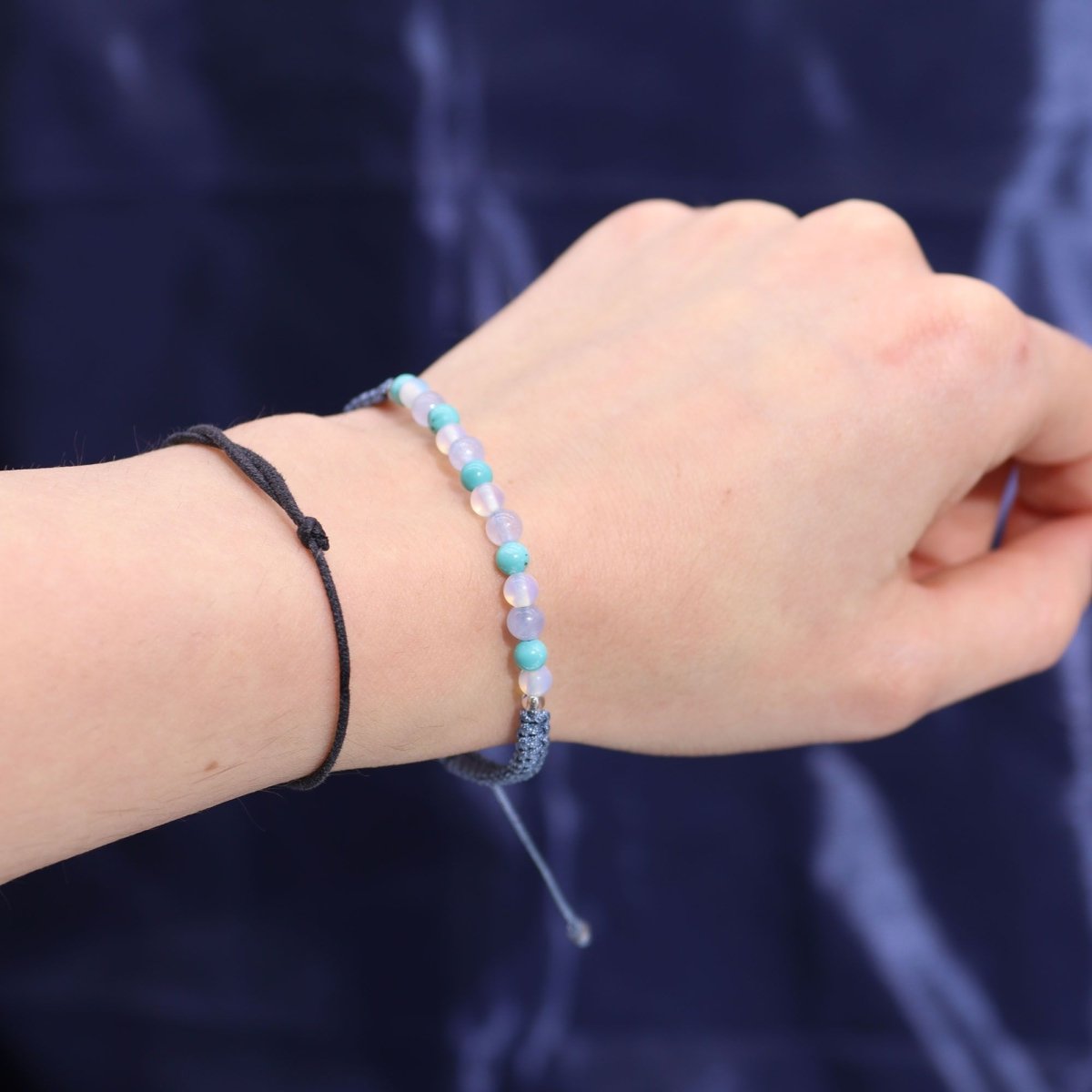 Zodiac Crystal Candle with Gemstone Bracelet - PiscesZodiac Crystal Candles with Gemstone BraceletHeart Notes