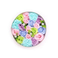 Round Box - Baby Blessings - BluesSoap Flower Gift BoxesHeart Notes
