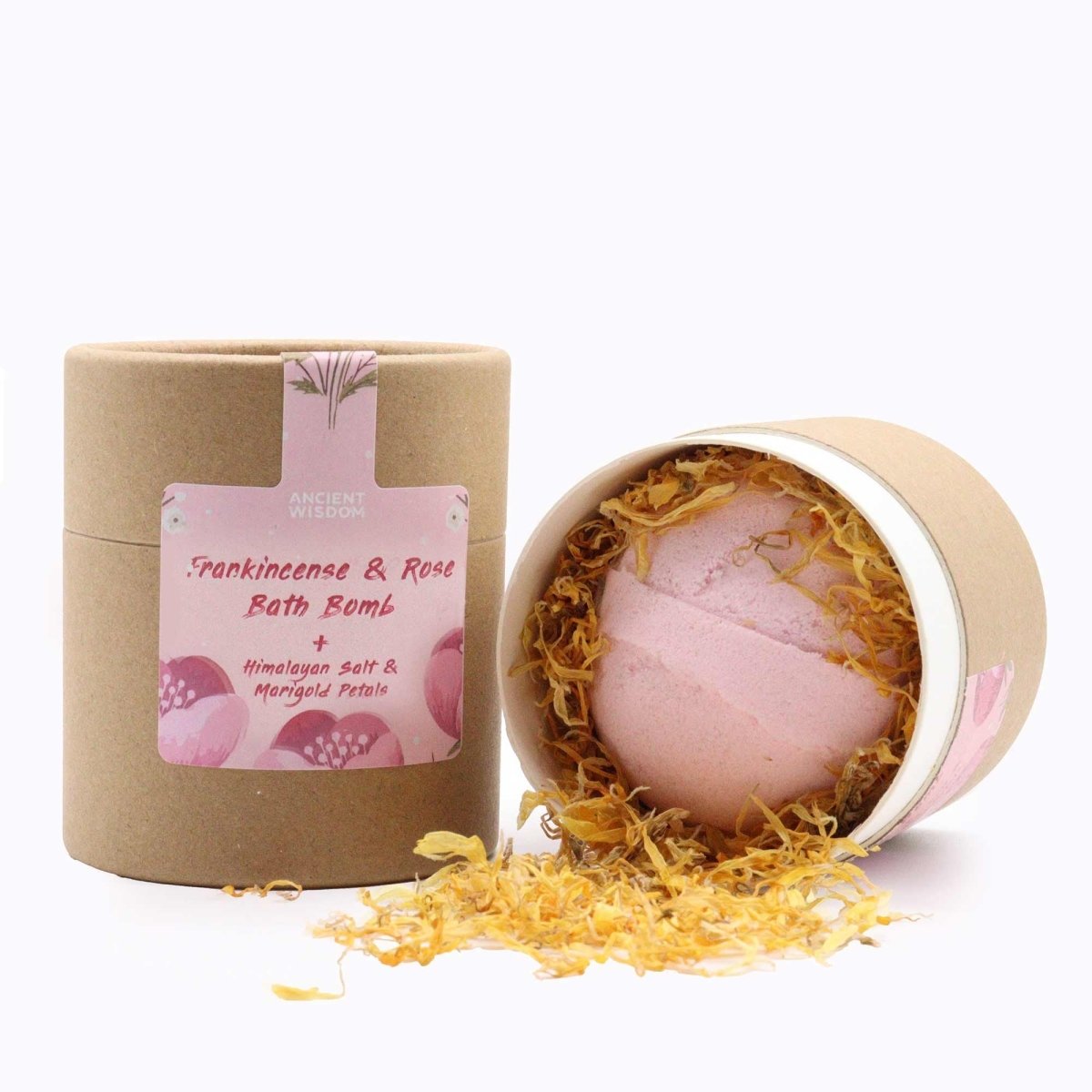 Blooming Pink Bliss Bath Bomb SetAromatherapy Bath Bomb SetsHeart Notes