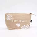 Hop Hare Pouch - I am LovedHop Hare PouchHeart Notes