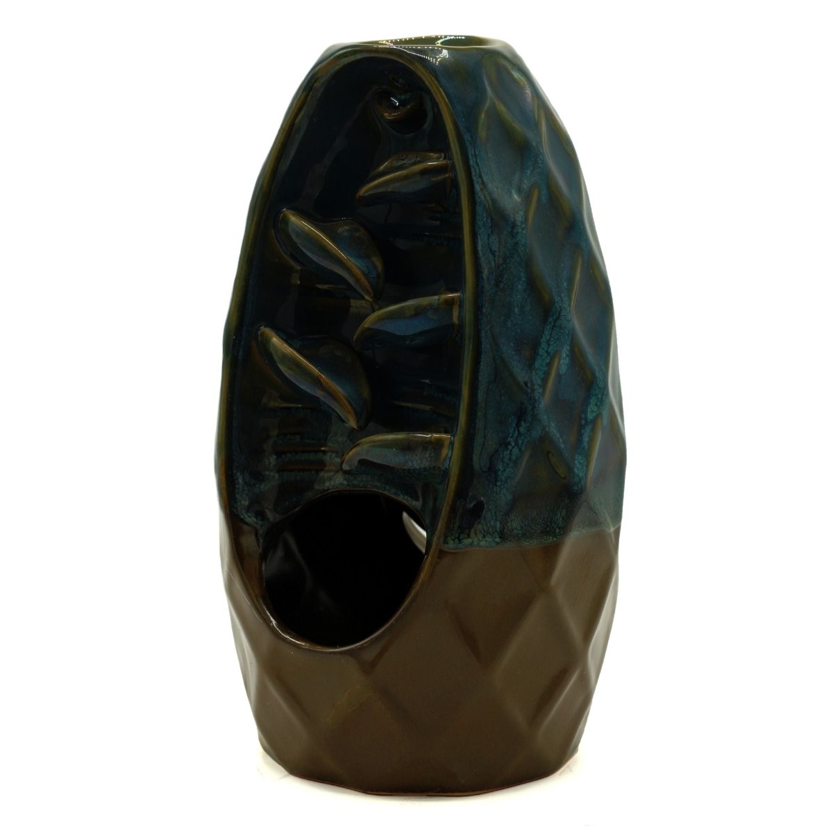 Backflow Incense Burner - Pineapple Mountain & Cascade Twin DesignBackflow Incense BurnerHeart Notes
