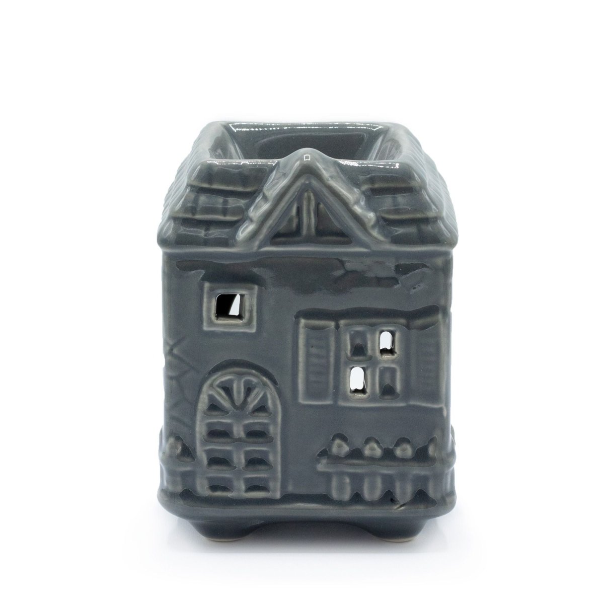 Townhouse Oil Burner - GreyVarious Shaped Ceramic Oil BurnersHeart Notes