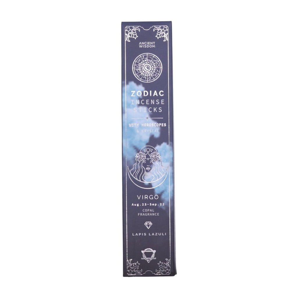 Copal Zodiac Gemstone Crystal Incense - VirgoZodiac Crystal Scents IncenseHeart Notes