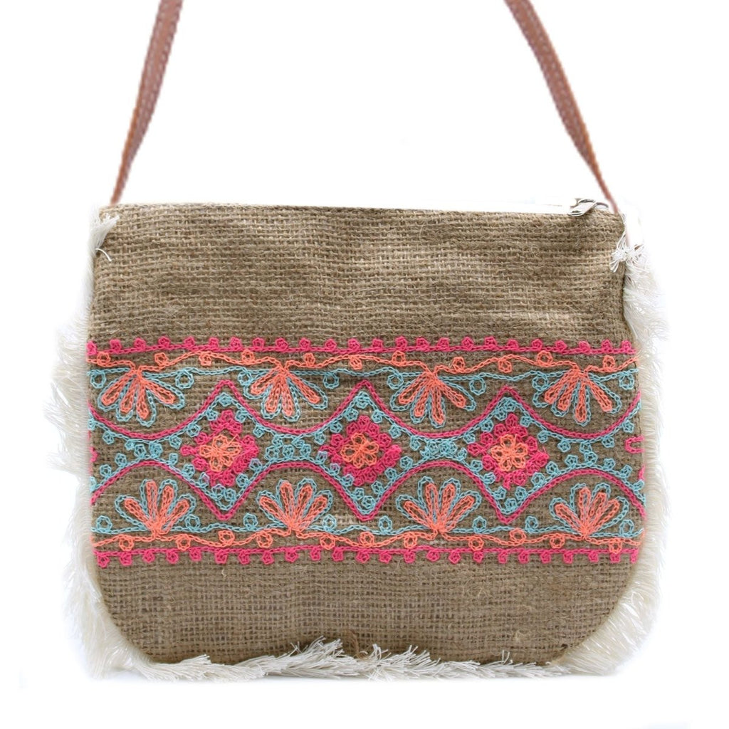 Fab Fringe Bag - Summer Pattern EmbroideryFab Fringe BagsHeart Notes