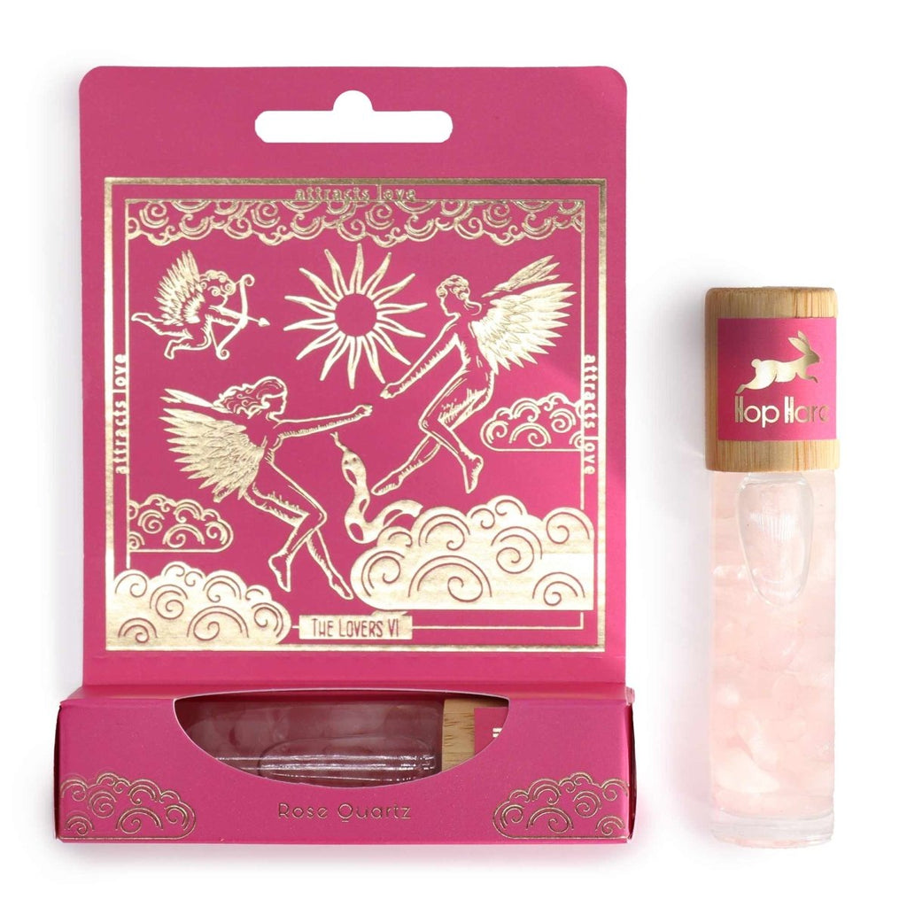 HH Tarot Roll On - The LoversHop Hare Essential Oil Gemstone Roll OnHeart Notes