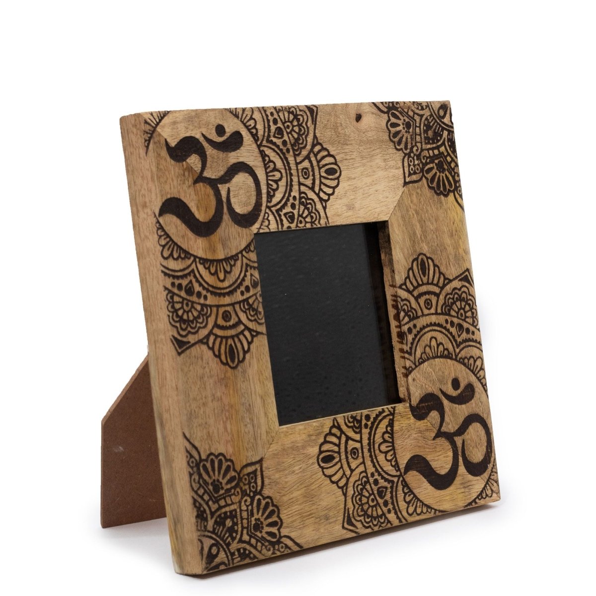 Small Mango Wood Picture Framel (for 10x10cm) 20x20x2cm - Mandala - BlackMango Wood Picture FramesHeart Notes