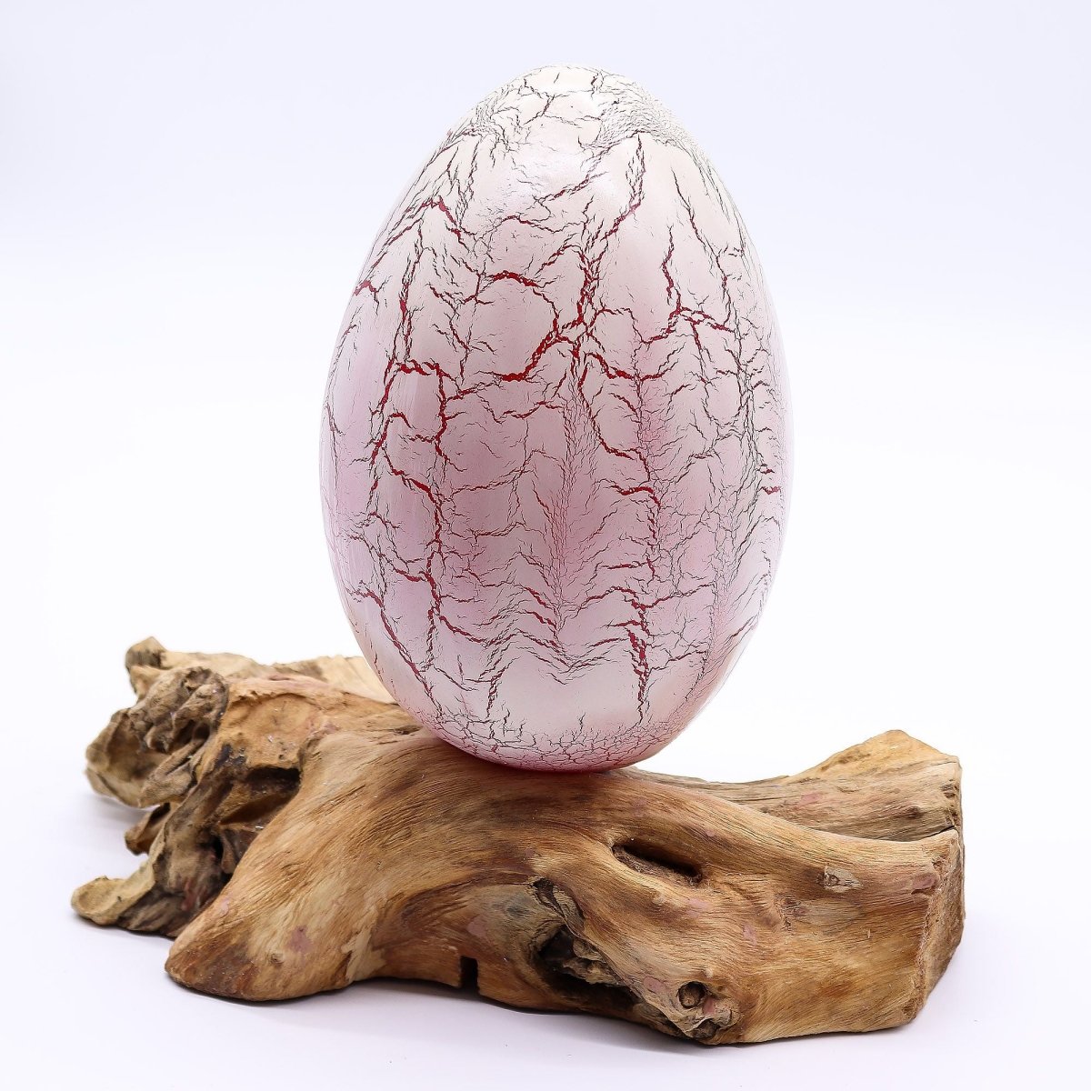 DriftGlow Lamp Crackle Fire Egg Shade - OrangeDriftGlow LampsHeart Notes