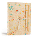 Lokta Mixed Colour Cotton Notebook – Large (21x15cm) – 45 Leaves – Includes BookmarkLokta Paper NotebooksHeart Notes