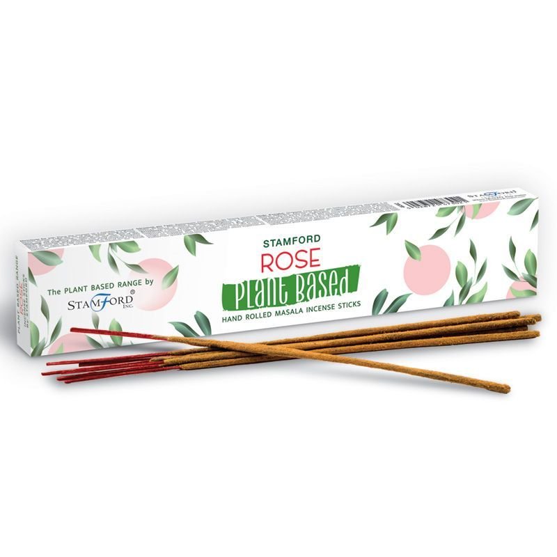 Plant Based Masala Incense Sticks - RosePlant Based Masala Incense SticksHeart Notes