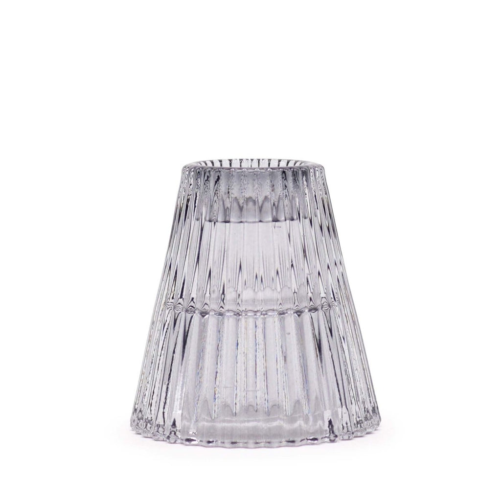 Flip Dinner Candle / Tealight Holder - Midnight GreyGlass Candle Holders & JarsHeart Notes