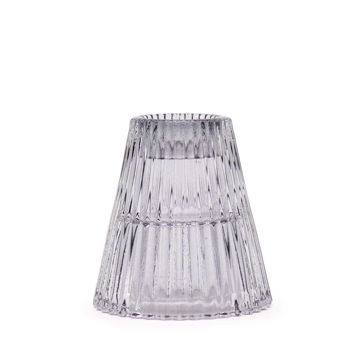 Flip Dinner Candle / Tealight Holder - Midnight GreyGlass Candle Holders & JarsHeart Notes