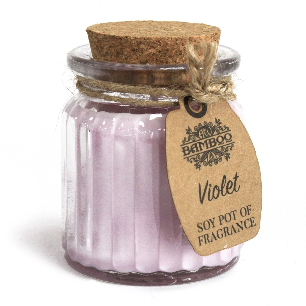 Violet Soy Pot of Fragrance CandlesSoy Pot of Fragrance CandleHeart Notes