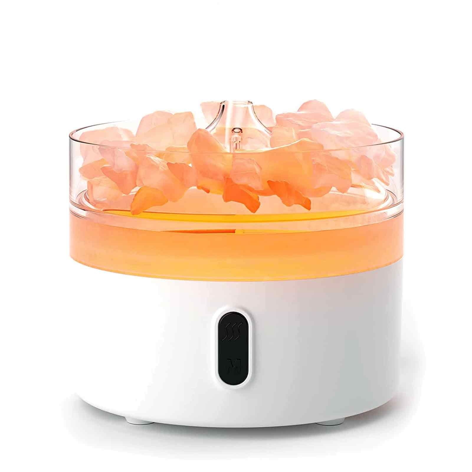 Himalayan Salt Aroma Diffuser - Night Light - USB - C - Flame Effect ( salt included)Aroma DiffusersHeart Notes