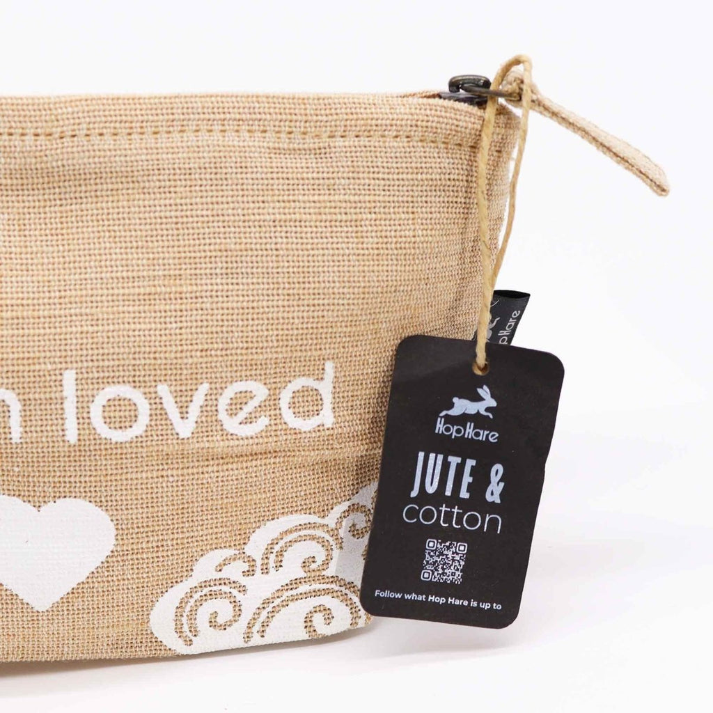 Hop Hare Pouch - I am LovedHop Hare PouchHeart Notes