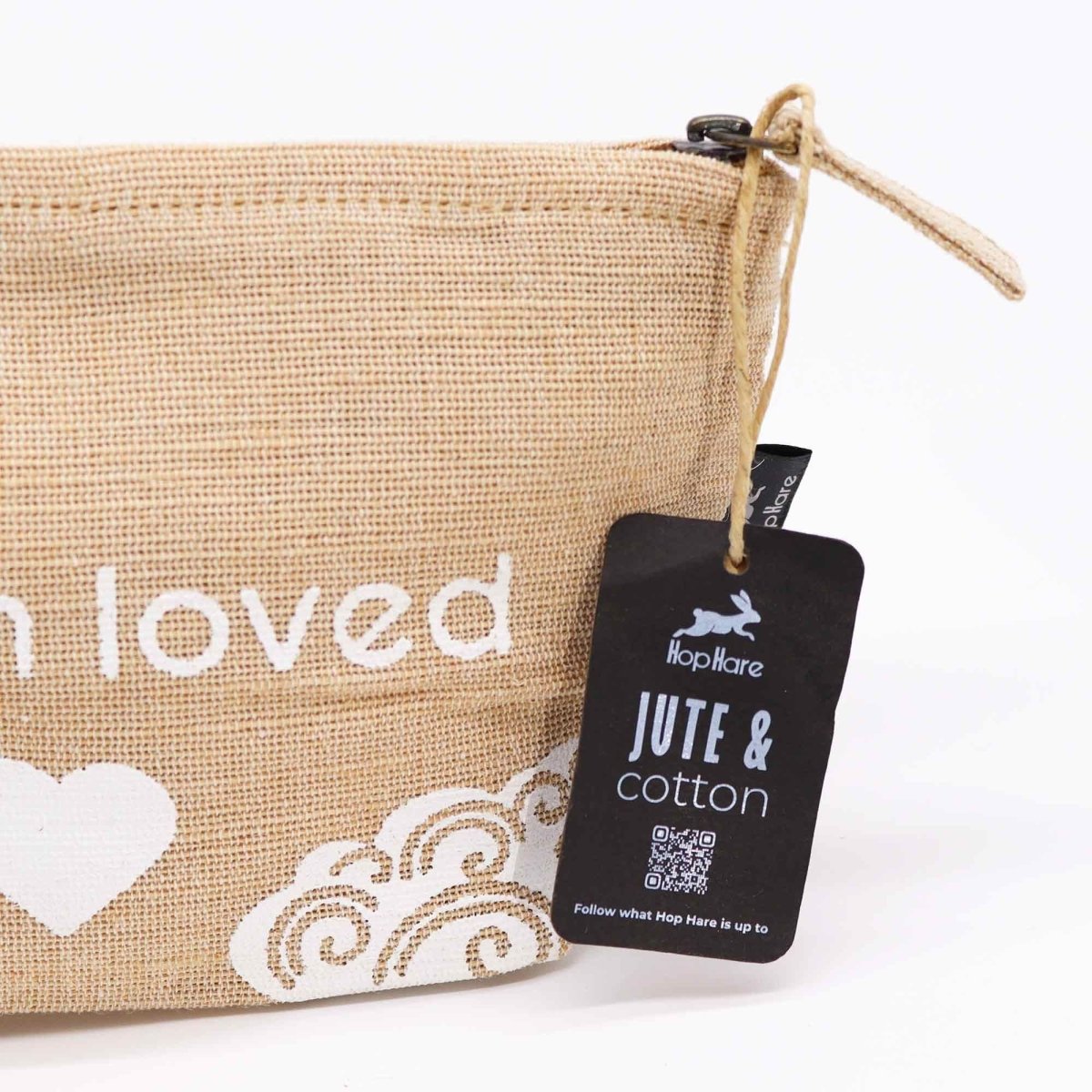 Hop Hare Pouch - I am LovedHop Hare PouchHeart Notes
