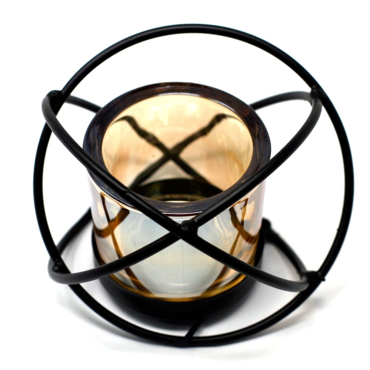 Centrepiece Iron Votive Candle Holder - 1 Cup Single BallCenterpiece Iron Votive Candle HoldersHeart Notes