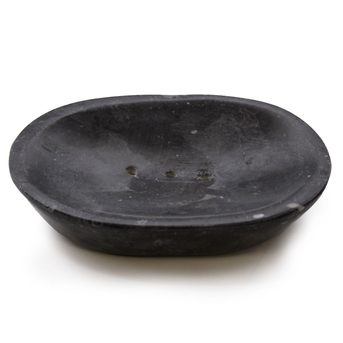 Classic Oval Black Marble Soap DishStone Soap DishesHeart Notes