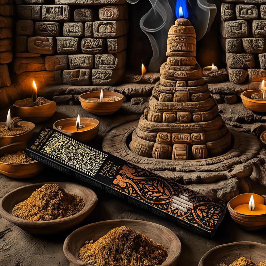 Banjara Extra Long Smudge Stick - Mayan CopalBanjara Extra Long Smudge Incense SticksHeart Notes