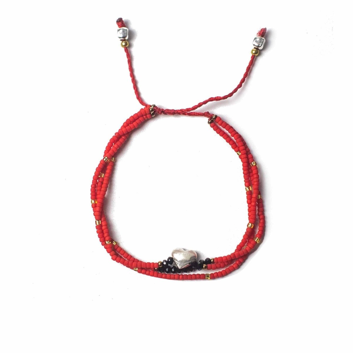Temple String Bracelet - Unconditional LoveTemple String BraceletsHeart Notes