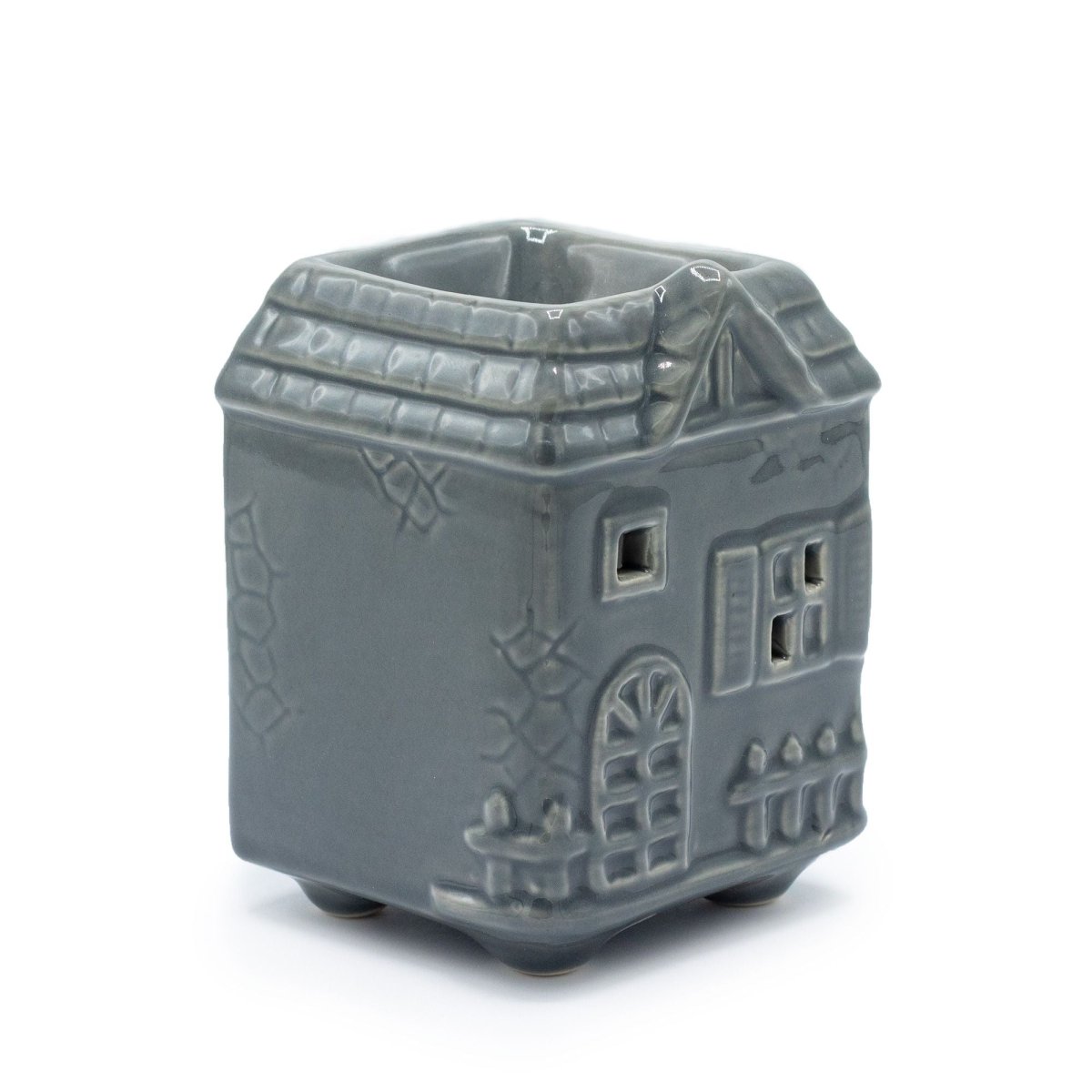 Townhouse Oil Burner - GreyVarious Shaped Ceramic Oil BurnersHeart Notes