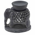 Soapstone Oil Burner 10.5cm - Standing ElephantSoapstone Oil BurnersHeart Notes