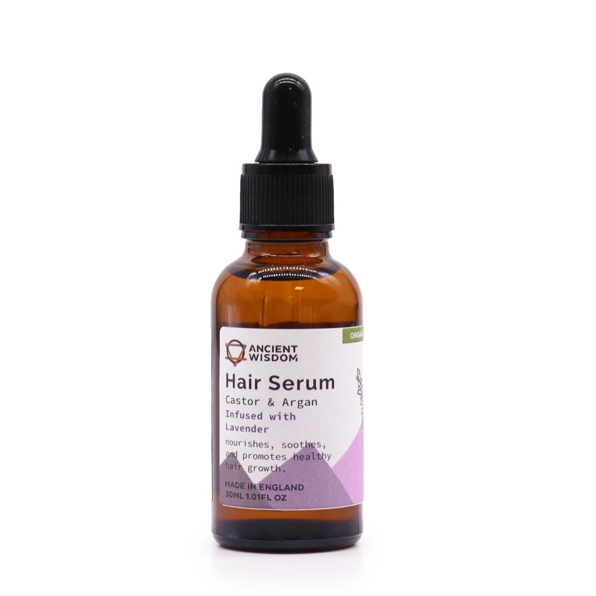 Organic Hair Serum 30ml - LavenderOrganic Hair SerumsHeart Notes