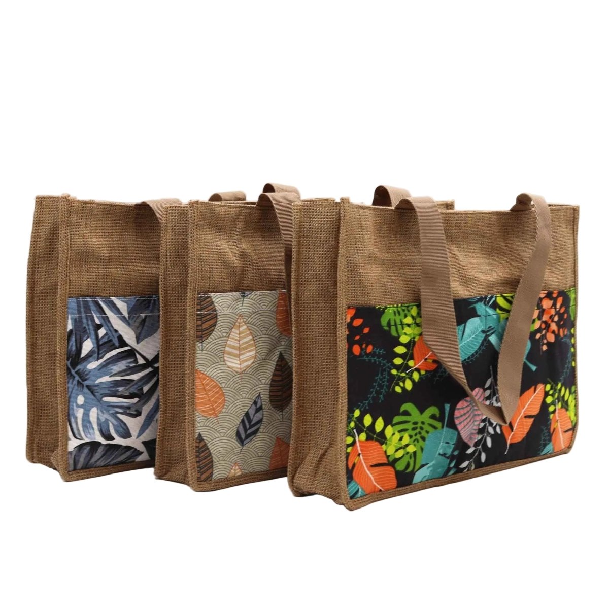 Tropical Market Shopping Bag - (assorted designs) - 40x30x9cmNomad - Sari Bags & PouchesHeart Notes