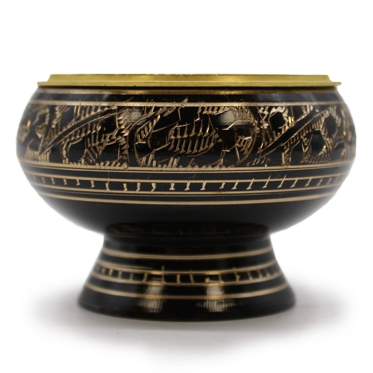 Brass Charcoal BurnerTraditional Brass Incense BurnersHeart Notes