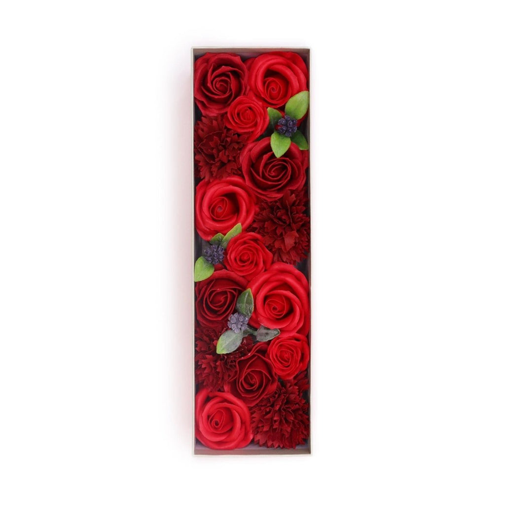 Long Box - Classic Red RosesSoap Flower Gift BoxesHeart Notes