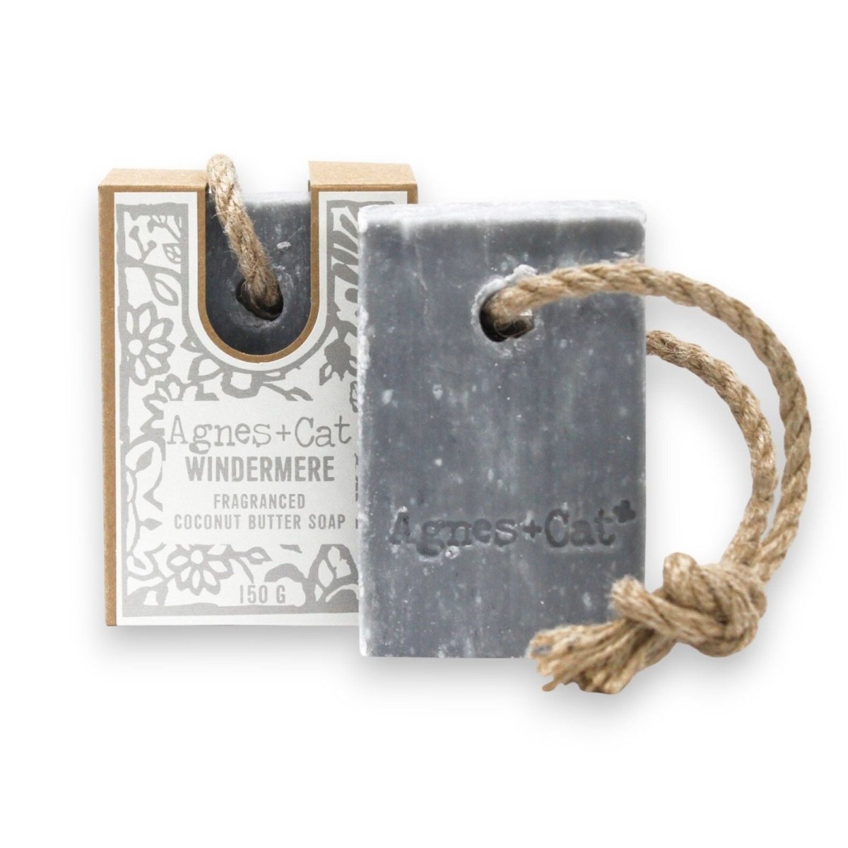Agnes + Cat Soap On A Rope - WindermereAgnes + Cat Soap on a RopeHeart Notes