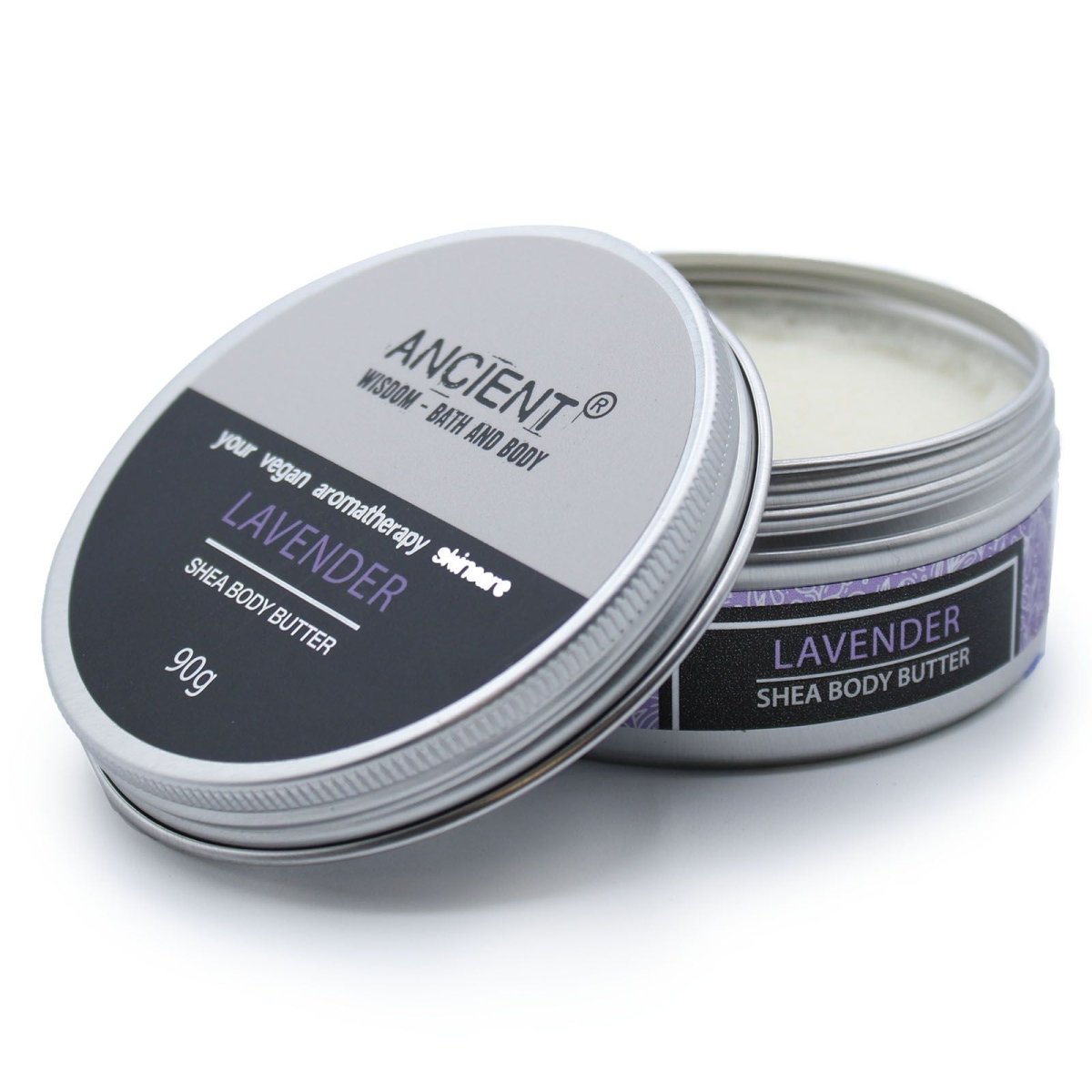 Aromatherapy Shea Body Butter 90g - LavenderAromatherapy Shea Body Butters 90gHeart Notes