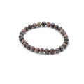 Gemstone Manifestation Bracelet - Leopard Skin Jasper - CourageGemstone Bracelets for ManifestationHeart Notes