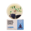 Chakra Crystal Candles - Throat ChakraChakra Crystal CandlesHeart Notes