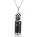 Bottled Gemstones Necklace - Black OnyxIndian Gemstone NecklacesHeart Notes