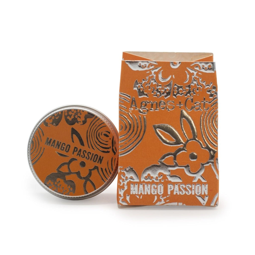 Agnes + Cat Lip Balm - Mango Passion FruitAgnes + Cat Natural Lip Balms 12gHeart Notes
