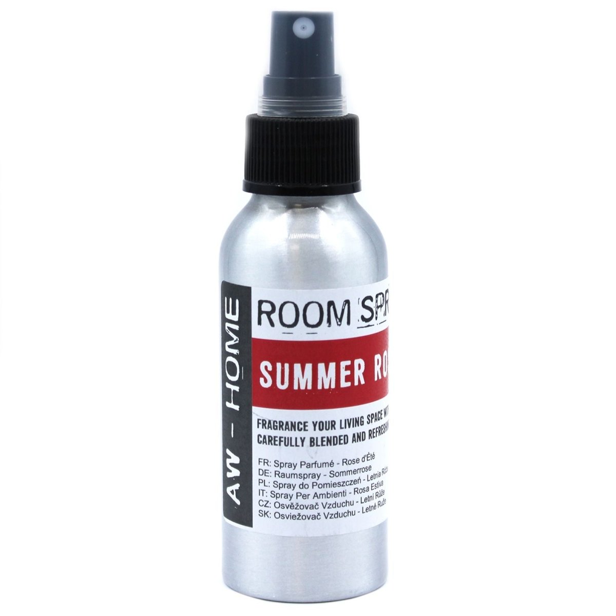 100ml Room Spray - Summer RoseAW - Home Room Sprays 100mlHeart Notes