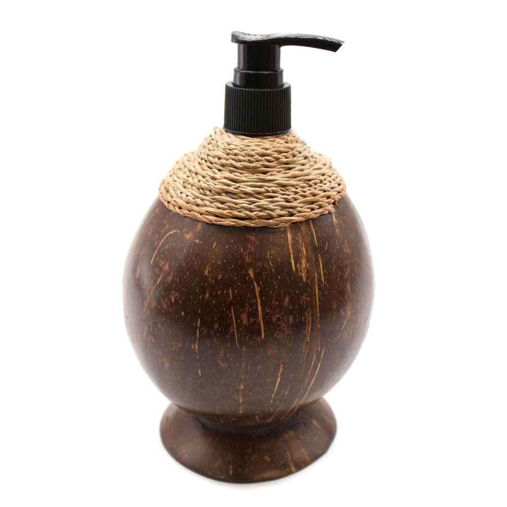 Natural Coconut Soap Dispenser - 150mlTeakwood Soap DispensersHeart Notes