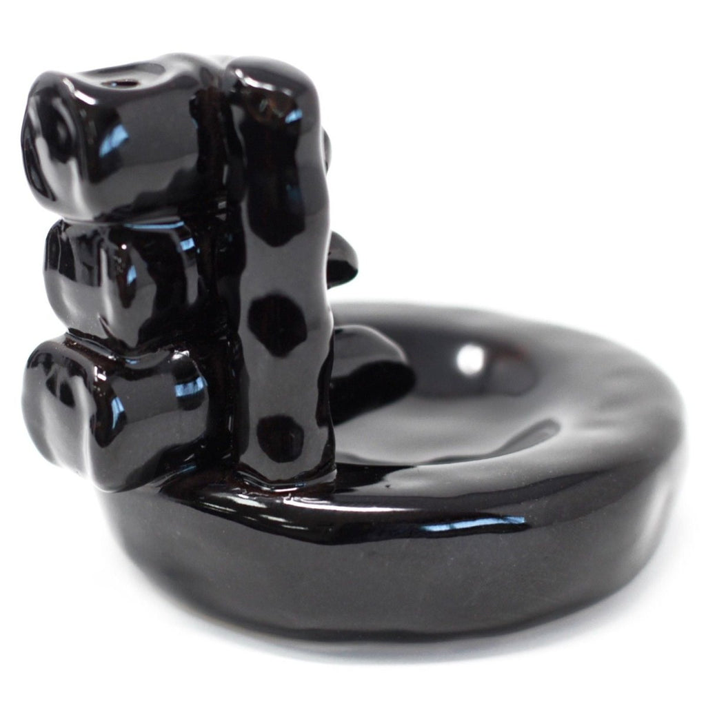 Back Flow Incense Burner - Bamboo & PoolBackflow Incense BurnerHeart Notes