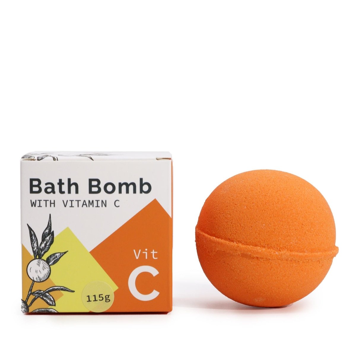 Vitamin C Infused Bath Bomb with Essential OilsVitamin C SkincareHeart Notes