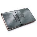 Handmade Leather Journal - Good Ideas and Other Dreams - Grey (80 pages)Leather JournalsHeart Notes