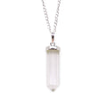 Gemstone Classic Point Pendant - Rock QuartzGemstone Pendant JewelleryHeart Notes