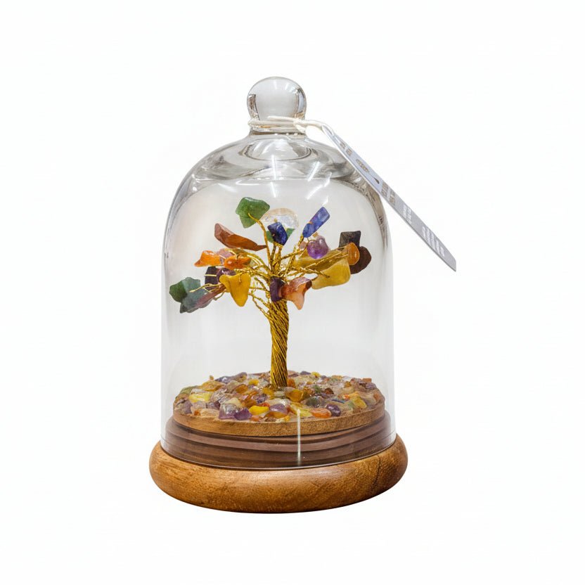 Gemstone Dome Garden - Seven Chakra - 30 chipstonesGemstone Tree GardensHeart Notes
