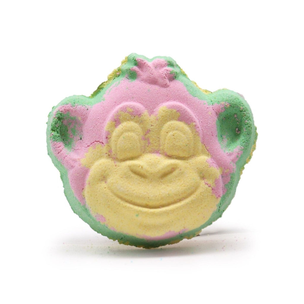 Monkey Bathbomb 90g - Pack of 10Shaped Bath Bombs for KidsHeart Notes
