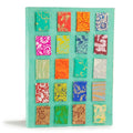 Lokta Mini Tiles Notebook – Large (21x15cm) – 45 Leaves – Includes Bookmark – TealLokta Paper NotebooksHeart Notes